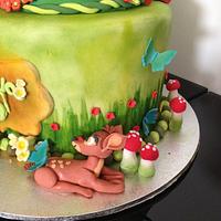 WoodLand Themed Cake