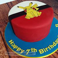 Hugo - Pikachu Pokemon Birthday Cake