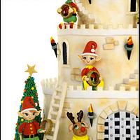 Christmas Castle. Five Gold Rings.