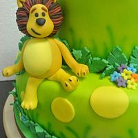 Safari Theme Cake 