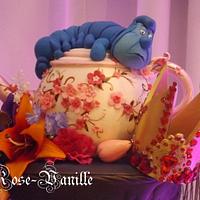 My Alice in wonderland cake!!