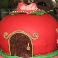 Strawberry Shortcake Baby Shower cake
