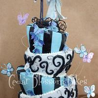 Corpse Bride Wedding Cake