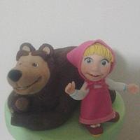Masha and Bear cake 
