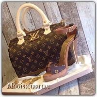 Louis Vuitton bag and schoe...