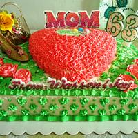 Fashionista Mom's Cake
