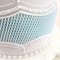 Lambeth Inspired Wedding Cake