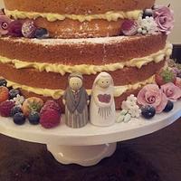 My first naked cake
