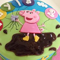 Pepa Pig birthday cake 