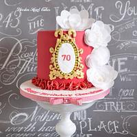 70th Birthday Cake