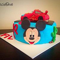 Micky mouse and Cars