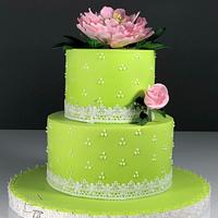 Peony cake