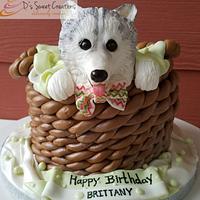 Birthday cake for true pet lover