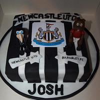 Newcastle fan cake