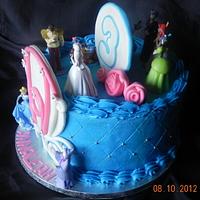 Cinderella themed cake