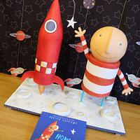 Oliver Jeffers' 'How To Catch A Star' cake
