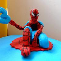 Spiderman Themed cake