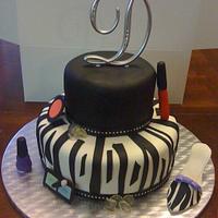 Diva 40th birthday cake