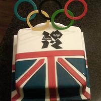 My Olympic Theme cake for one of the torch bearers