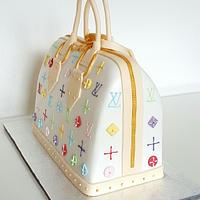 Louis Vuitton handbag cake