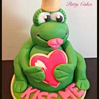 Frog Prince mini cake