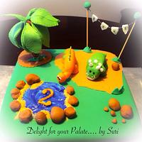 Dinosaurs Cake - RAWR