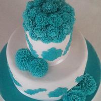 turquoise carnations