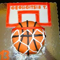 Basketball cake 