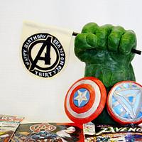 Hand-Painted  and Sculpted Ode to the Avengers 