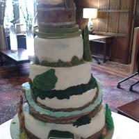 Centre Parcs Wedding Cake