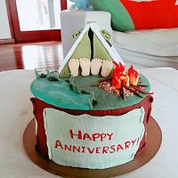 Anniversary Cake_ Camping