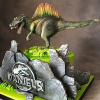 Jurassic Spinosaurus Cake