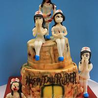haloween cake nurses