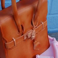 Hermes Birkin Style Handbag Cake...