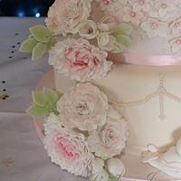 Vintage Birdcage Wedding cake