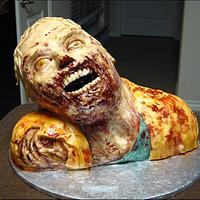 Walking Dead Zombie Cake