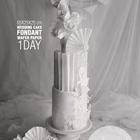"Days of White and Roses" Wedding Cake class