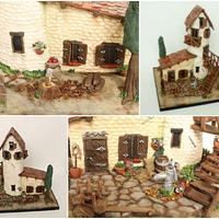 My first cake compitition - old house