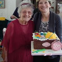 Sewing Basket for 100th Birthday