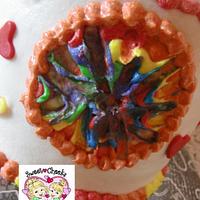 Peace, Love, and Garcia Birthday Cake