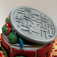 Cowabunga! Teenage Mutant Ninja Turtle cake