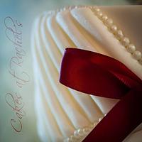 The Rose Bowl Wedding Cake