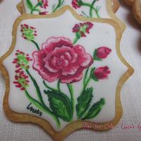 Painted cookies for the Mother's Day