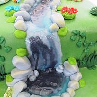 Ophelia Inspired birthday cake