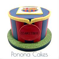 Barça cake