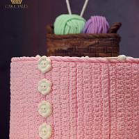 knitting cake!