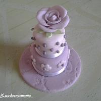 Romantic mini cake