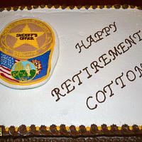 Sheriff Cake