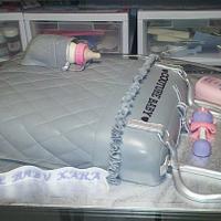 Couture Baby Diaper Bag Cake