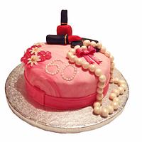Girlie Birthday Cake